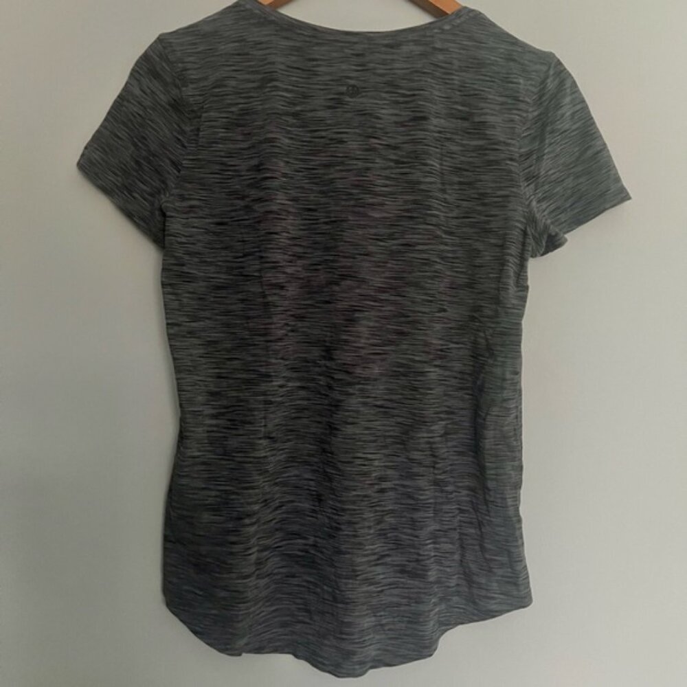 Lululemon Love Crew III Space Dye Black Dark Shadow Size 6 - Picture 2 of 3